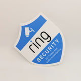 SALE Indoor or Outdoor Ring Doorbell Security Camera Badge/Shield sticker (buy and get one free)