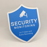 Indoor or Outdoor Generic Security Camera Badge/Shield sticker any brand (2 sizes, regular or large)