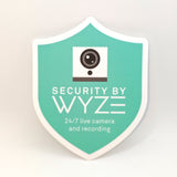 Indoor/Outdoor Wyze Cam Security Camera static window cling (Official!)