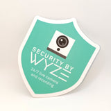 Indoor/Outdoor Wyze Cam Security Camera static window cling (Official!)