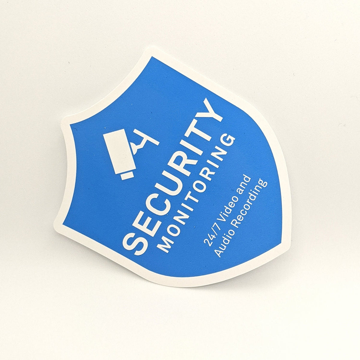 Indoor or Outdoor Generic Security Camera Badge/Shield Static Cling fo ...