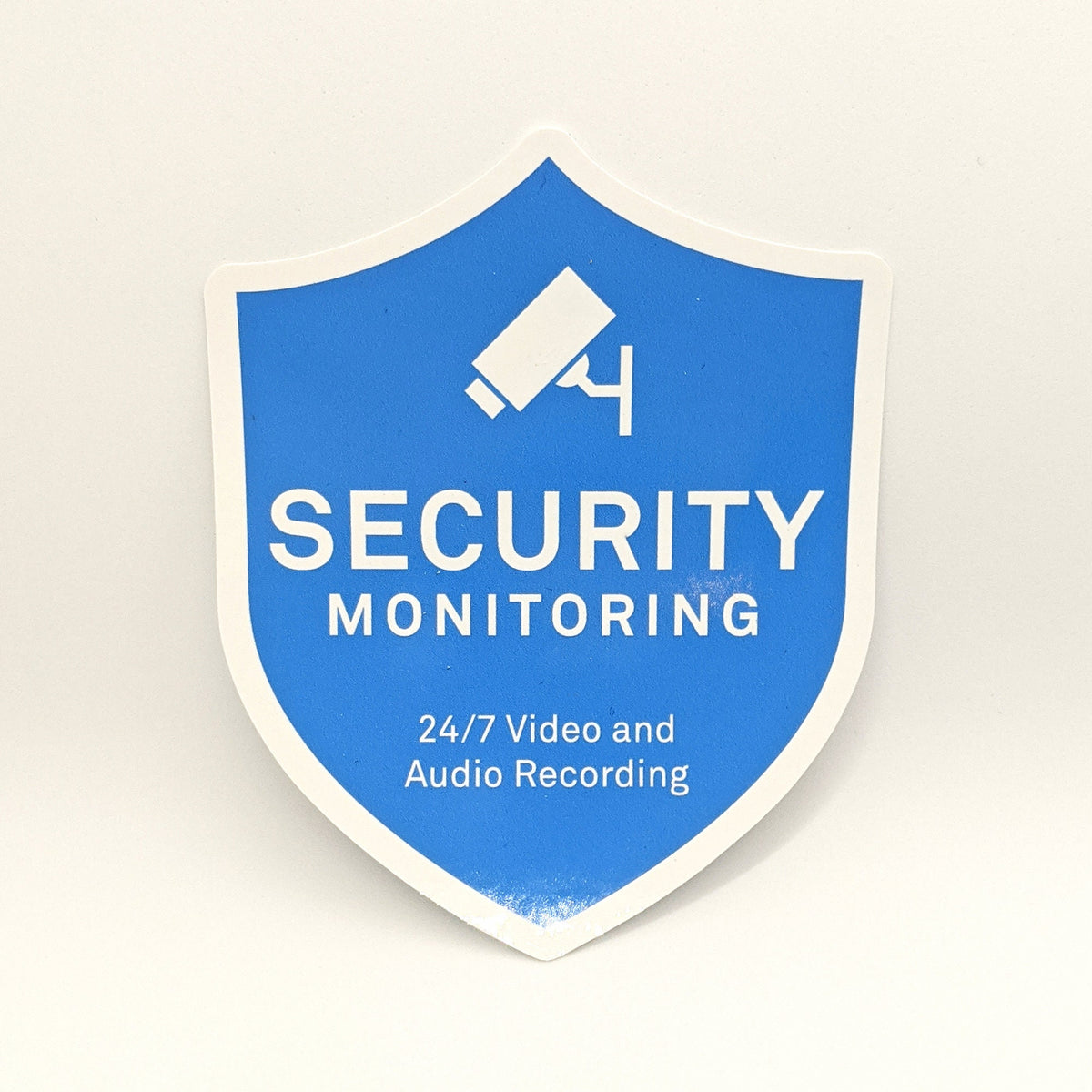 Badging Camera Indoor or Outdoor Generic Security Camera Badge/Shield Static Cling fo ...