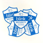 Indoor or Outdoor Blink Doorbell Security Camera Badge/Shield sticker (replacement, additional)