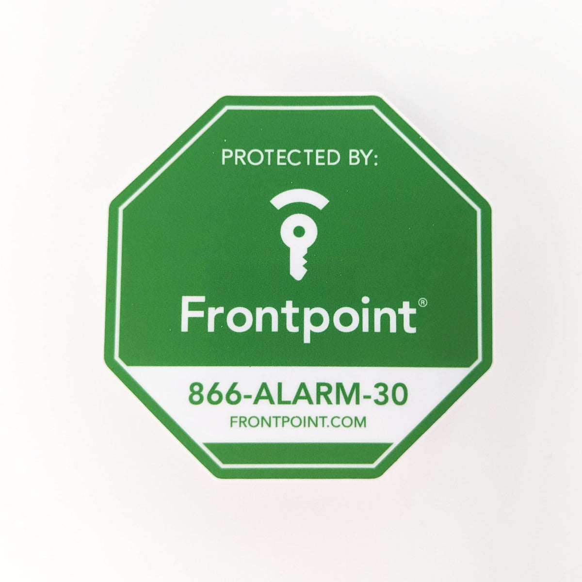Indoor or Outdoor Frontpoint Security Camera Badge/Octagonal sticker ...