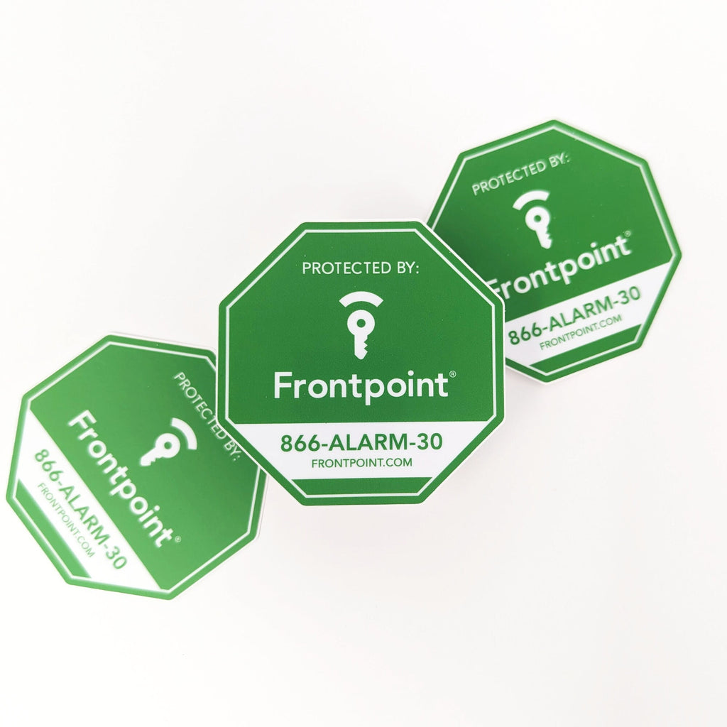 Indoor or Outdoor Frontpoint Security Camera Badge/Octagonal sticker ...