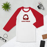 ALovelyPenguin - 3/4 Sleeve Raglan Baseball Tee