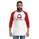 ALovelyPenguin - 3/4 Sleeve Raglan Baseball Tee